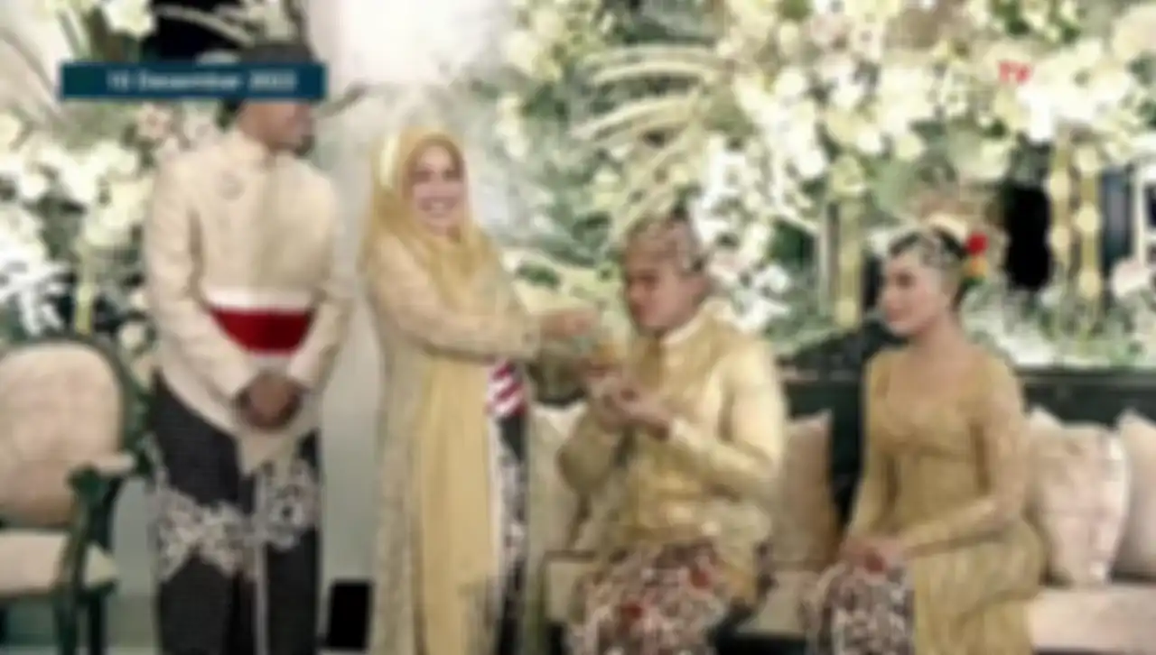 Momen unik Kaesang Pangarep di pernikahannya