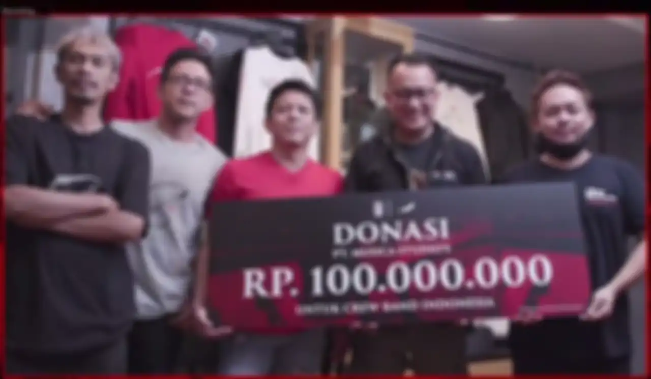 Penyerahan dana dari NOAH kepada komunitas kur band Indonesia 