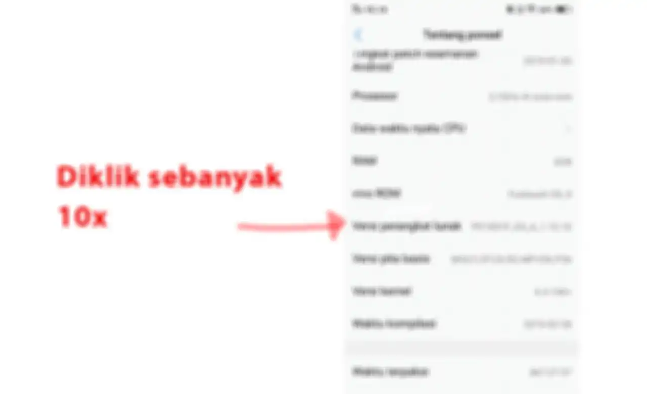 Cara Aktifkan Mode Developer