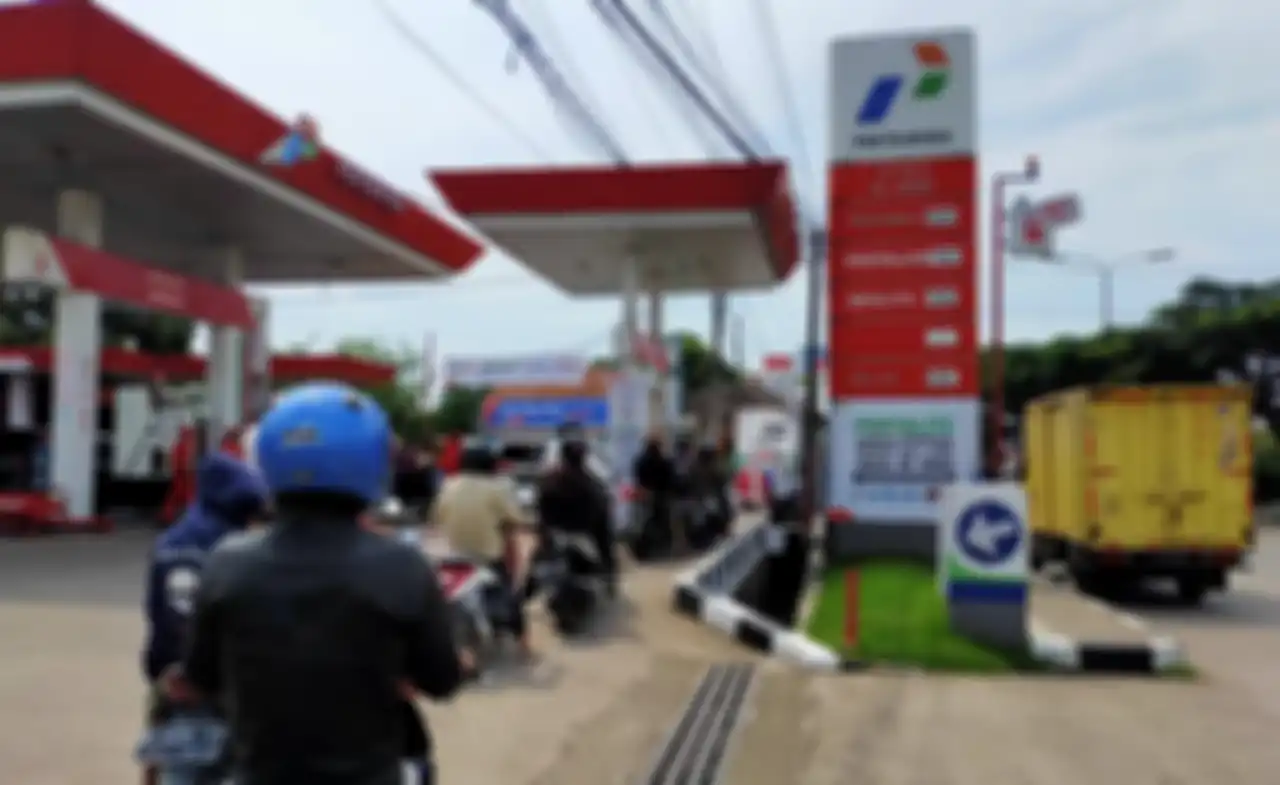 Plang harga bensin Pertamina