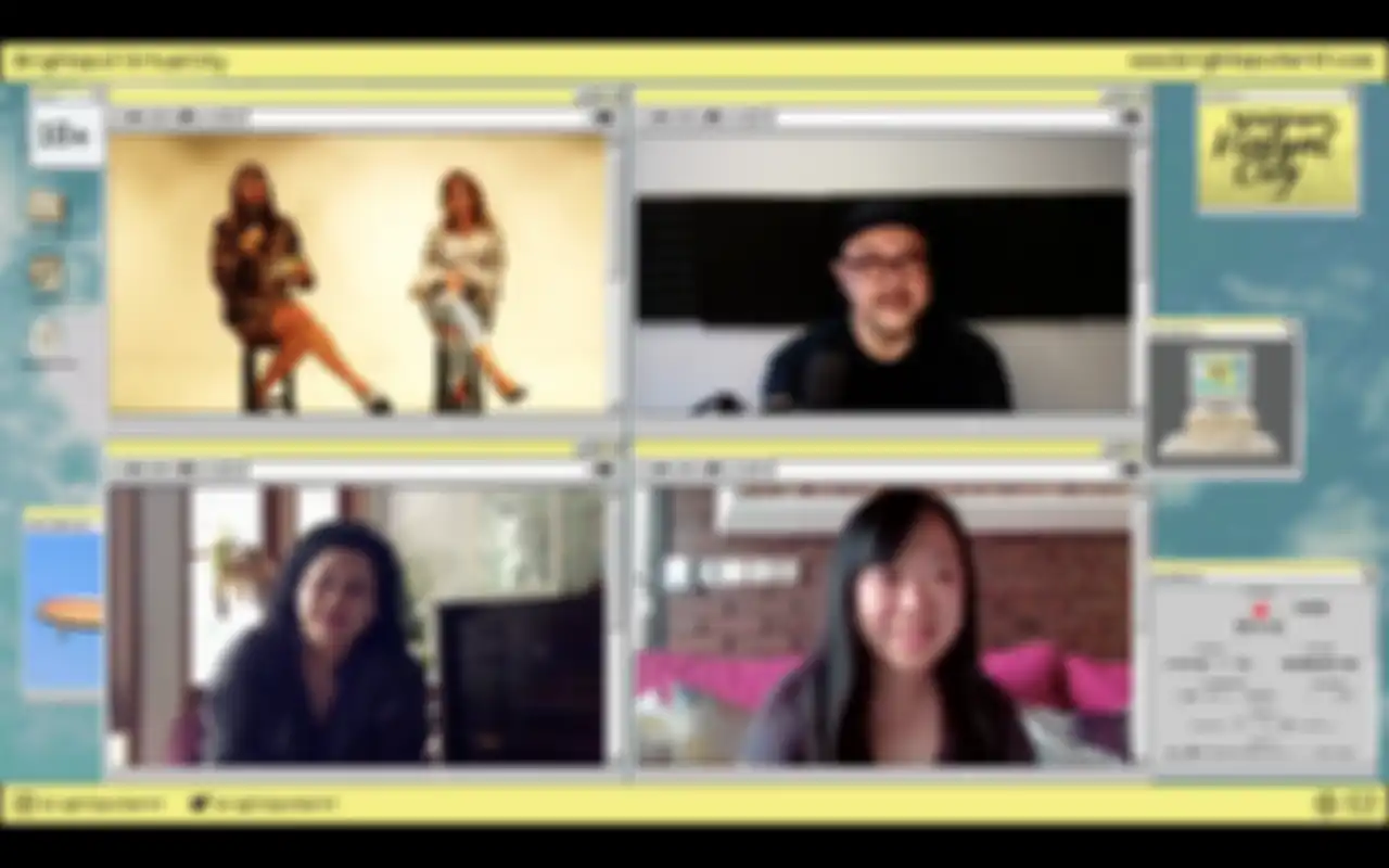 Konferensi pers virtual Brightspot Virtual City (23/12) yang dihadiri Anton Wirjono (Founder Brightspot),  Cynthia Wirjono (Co Founder Brightspot), Jessica Setiawan (Marketing Director Multi Bintang Indonesia) Nazira C. Noer - Head of Lifestyle Agung Sedayu Realestat Indonesia