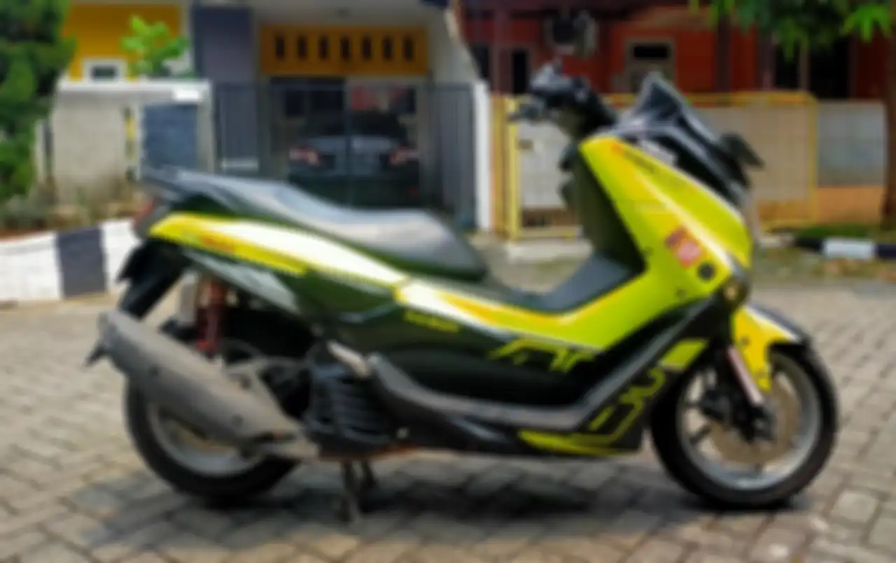 Kondisi masih menggunakan knalpot standar