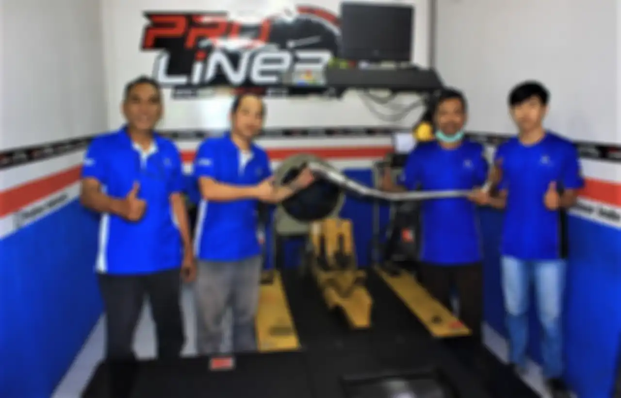 Tim riset knalpot Proliner didukung dinotest merek Dinojet jadi terukur lebih akurat