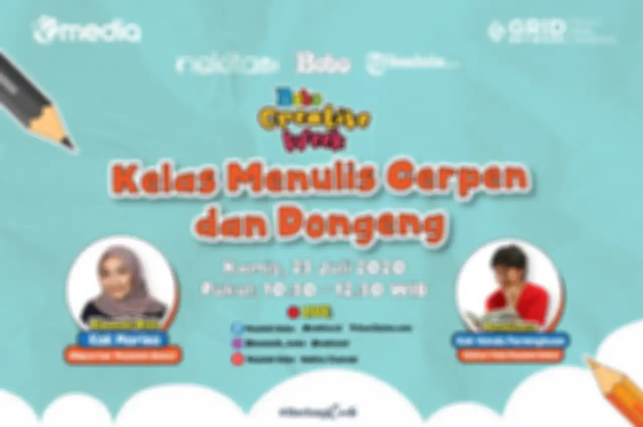 Bobo Creative Week: Kelas Menulis Cerpen dan Dongeng.
