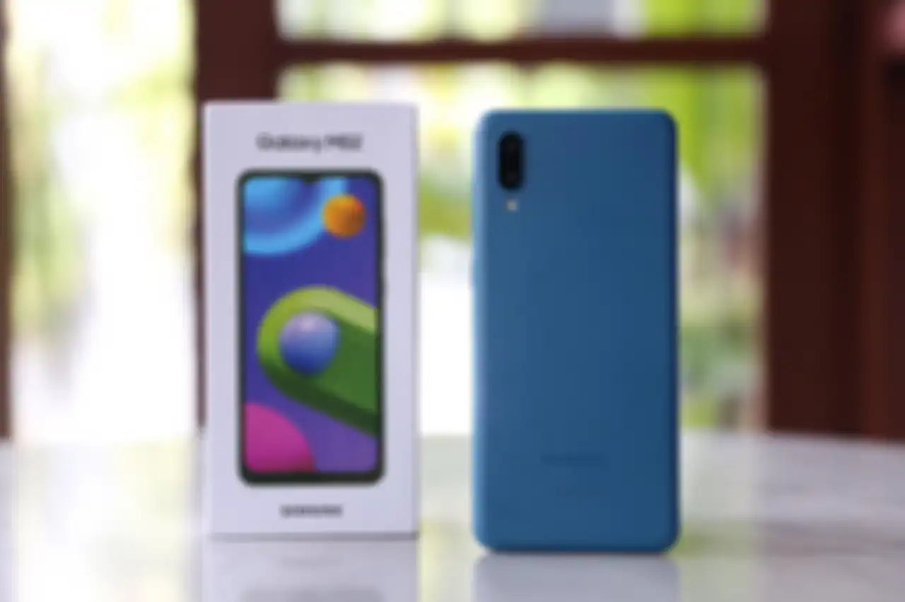 Tampilan Samsung Galaxy M02