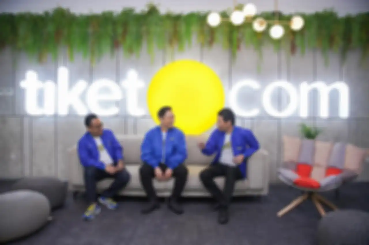 Acara virtual media briefing Tiket.com