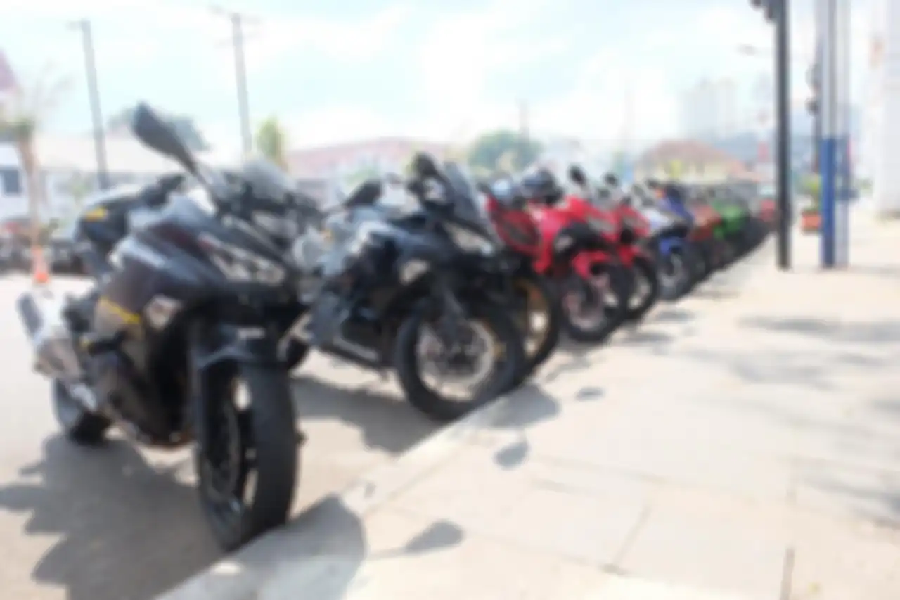 Motor-motor milik anggota NNR