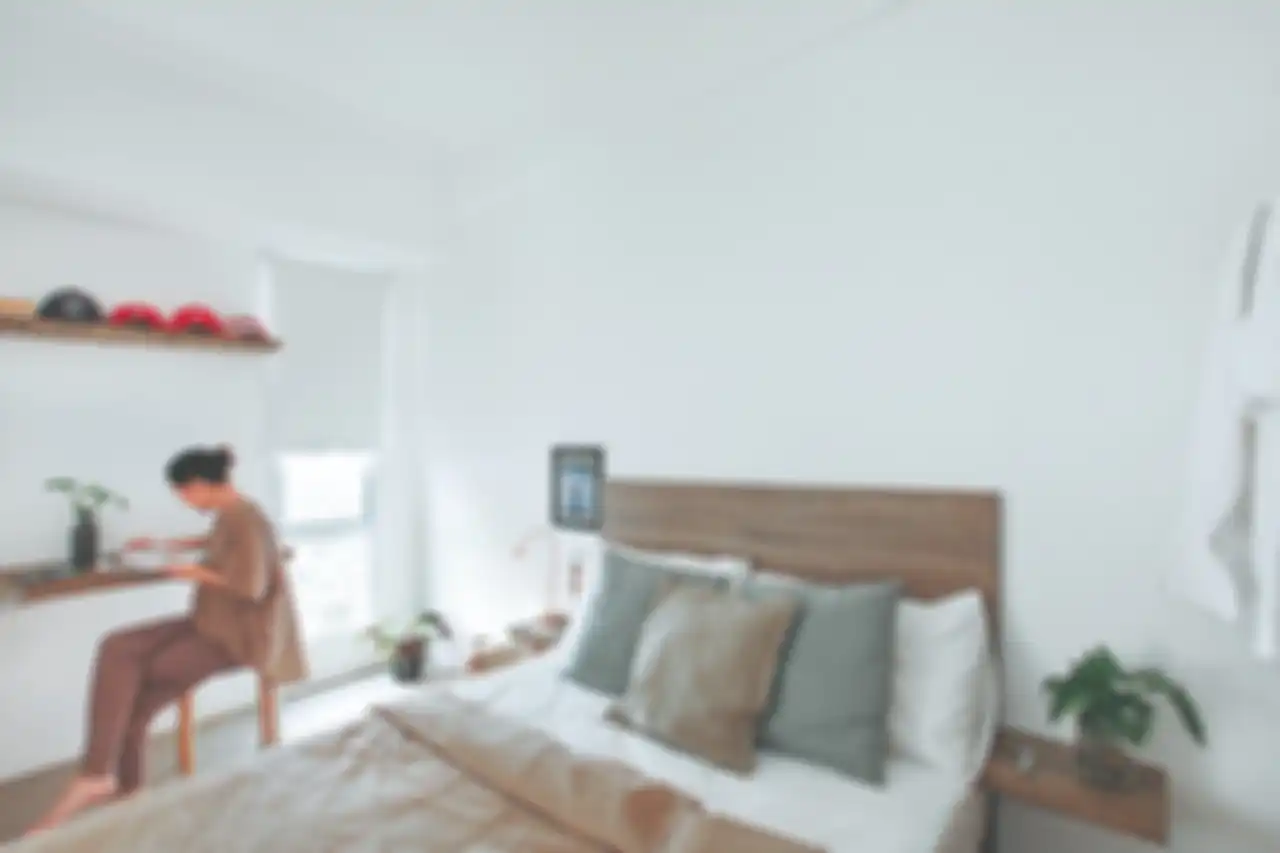 Apartemen 24 m2 Hemat dengan Furnitur Buatan Sendiri 