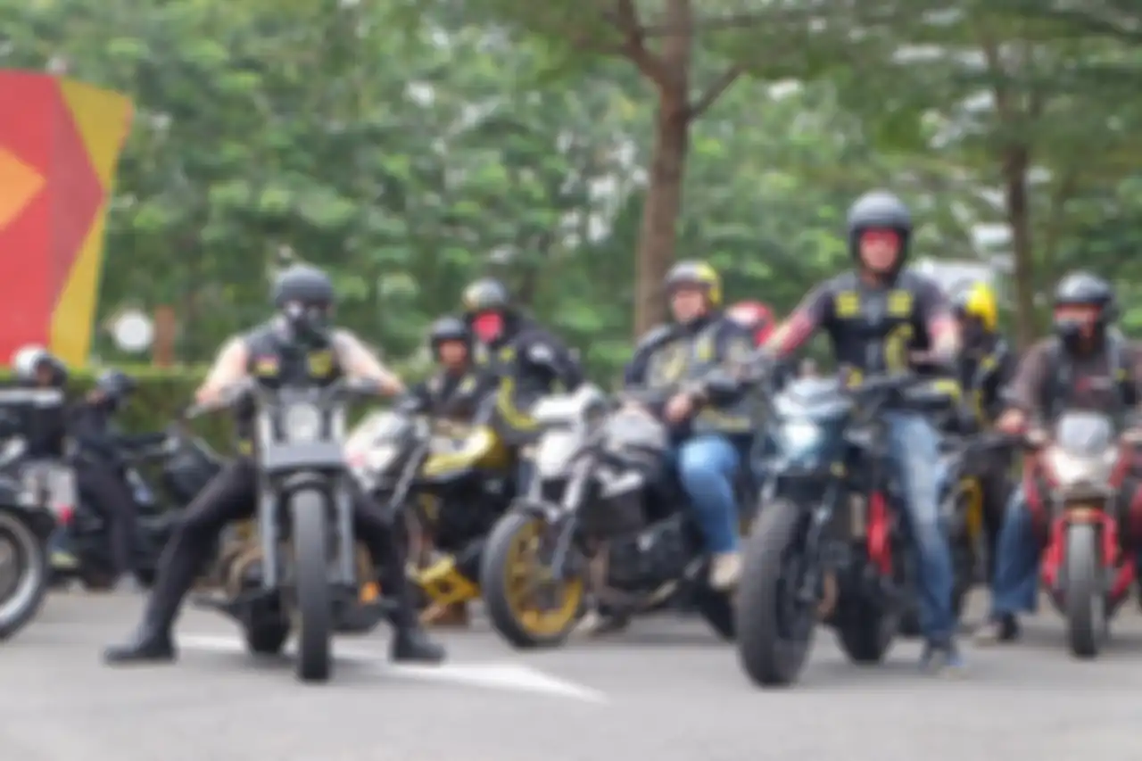 Klub Satudarah saat menghadiri Coffeeride