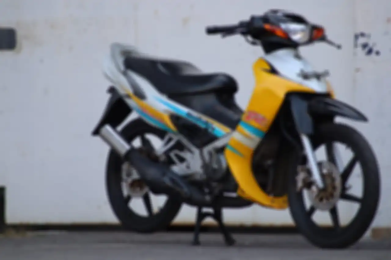 Suzuki Satria Hiu ini dibanderol Rp 100 juta