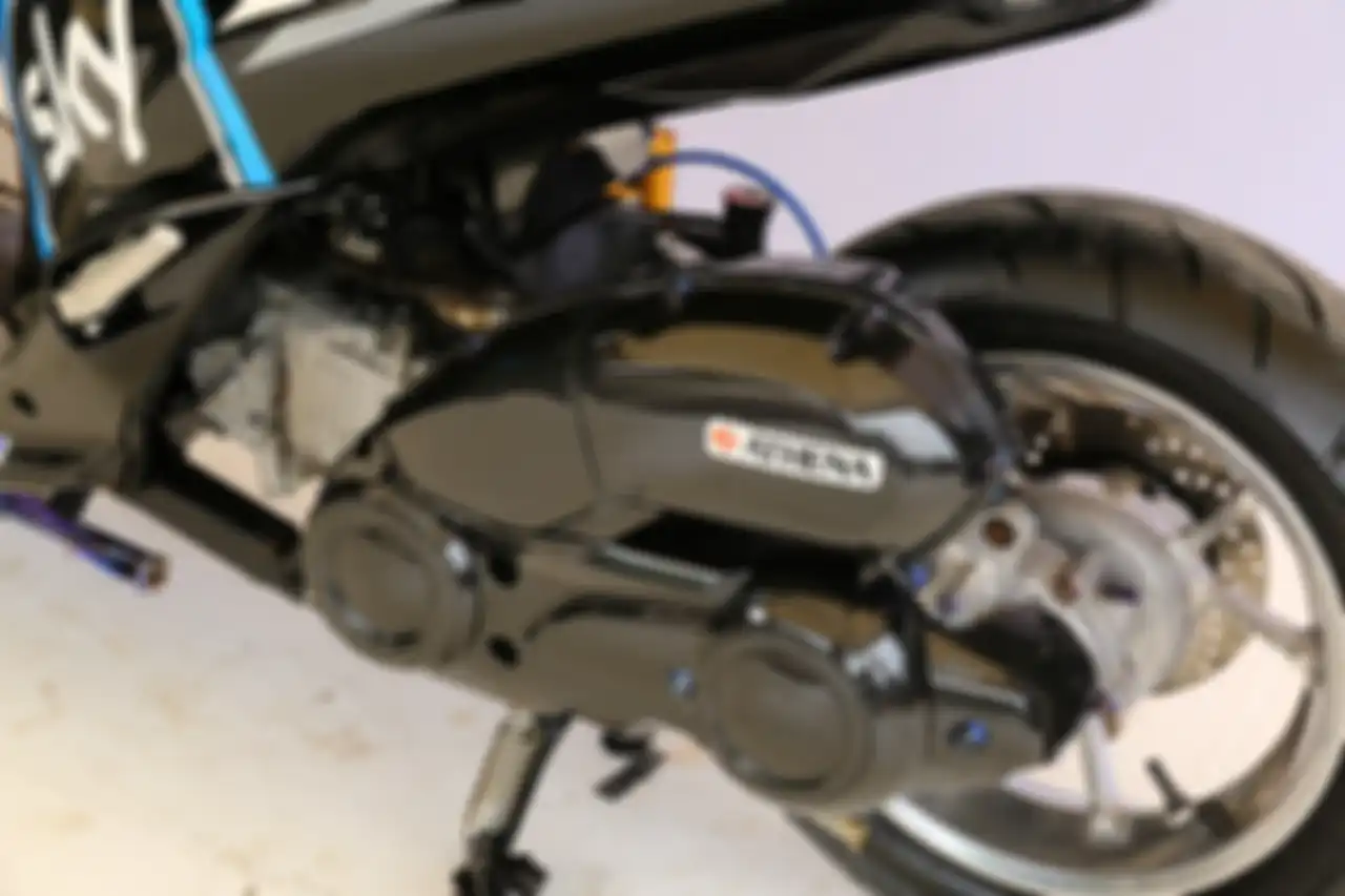 Yamaha Lexi pasang blok bore up Athena dan geser engine mounting