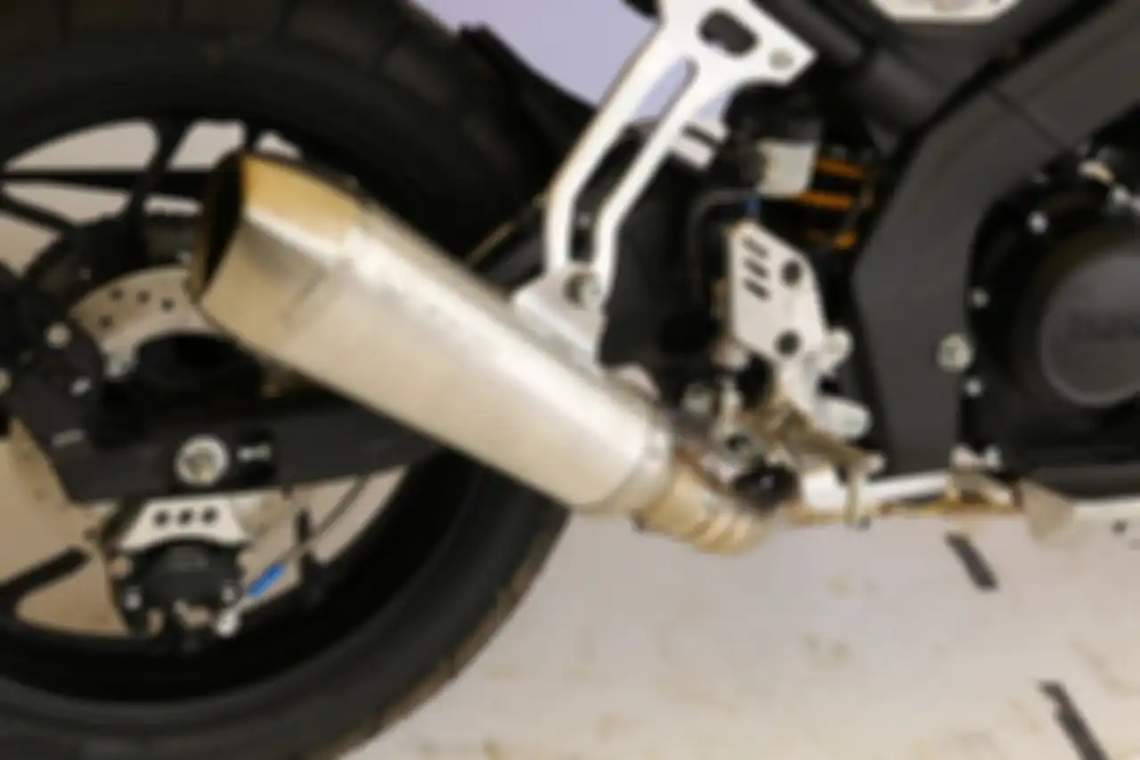Area kaki belakang Yamaha XSR 155 pemenang kelas Heritage built Bekasi
