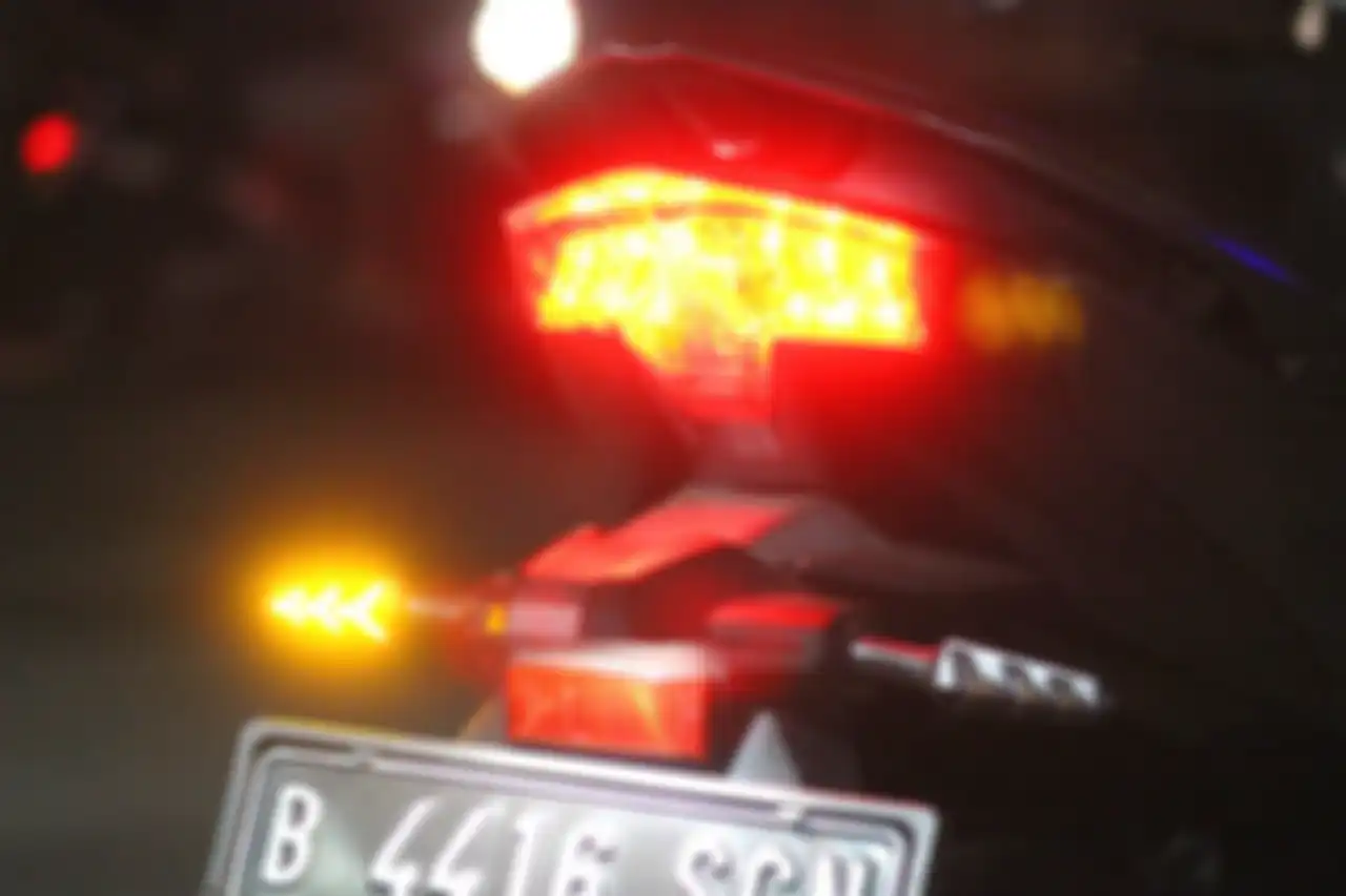 Ilustrasi lampu sein aftermarket Honda Vario terbaru