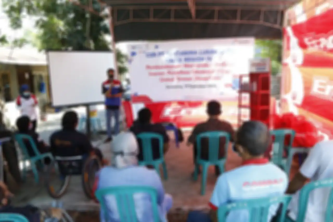 Suasana pelatihan yang diadakan PT. Pertamina Lubricants.
