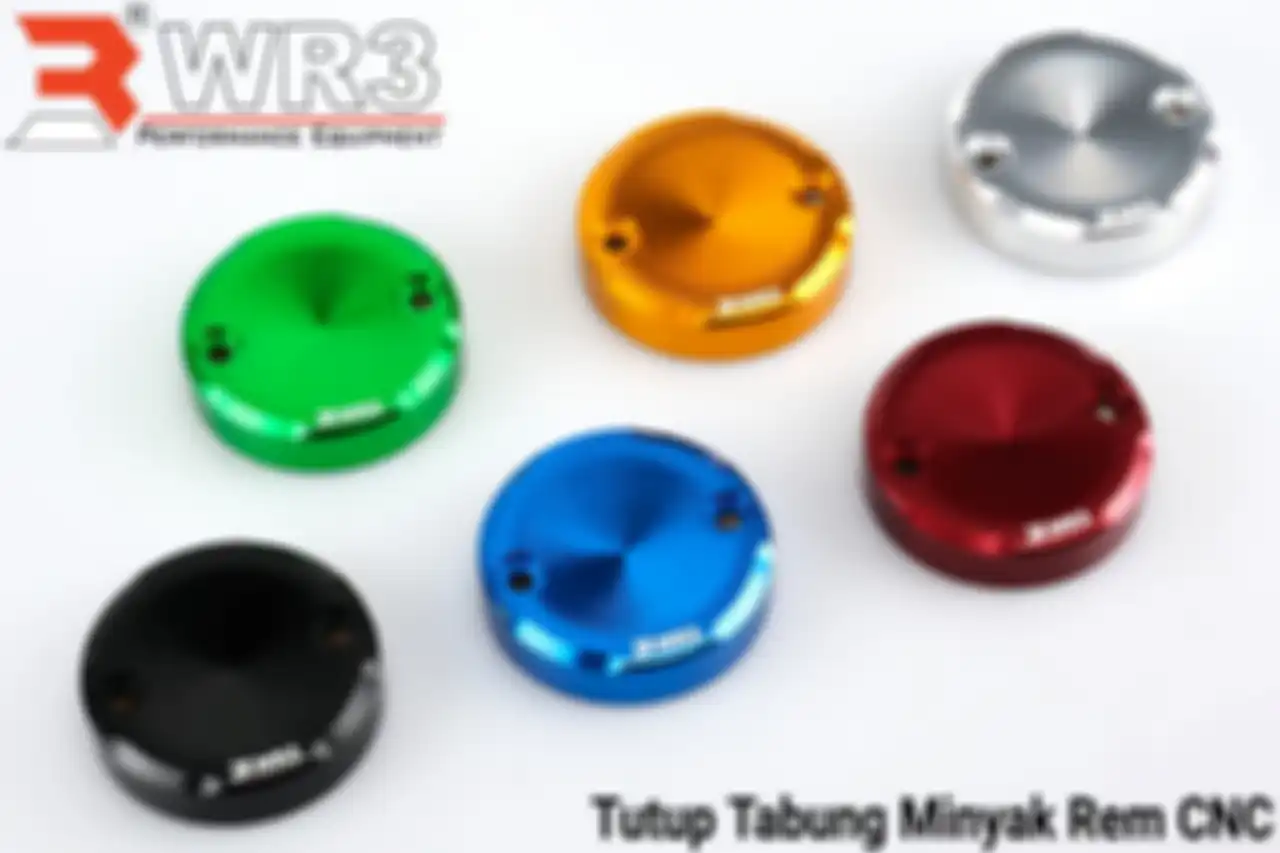 Pilihan warna tutup tabung minyak rem WR3