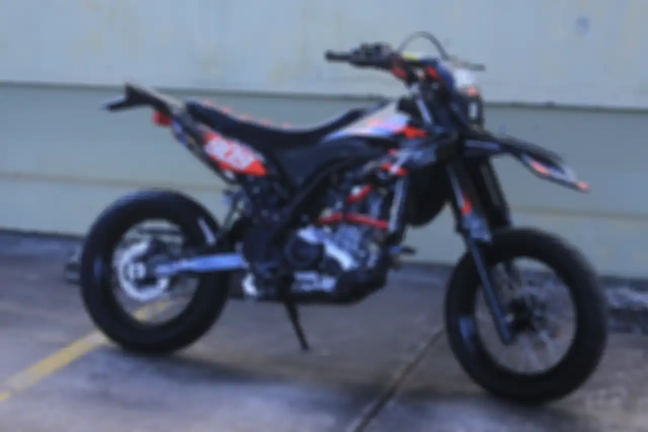 Yamaha WR 155 R menjadi salah satu peserta lomba modifikasi.