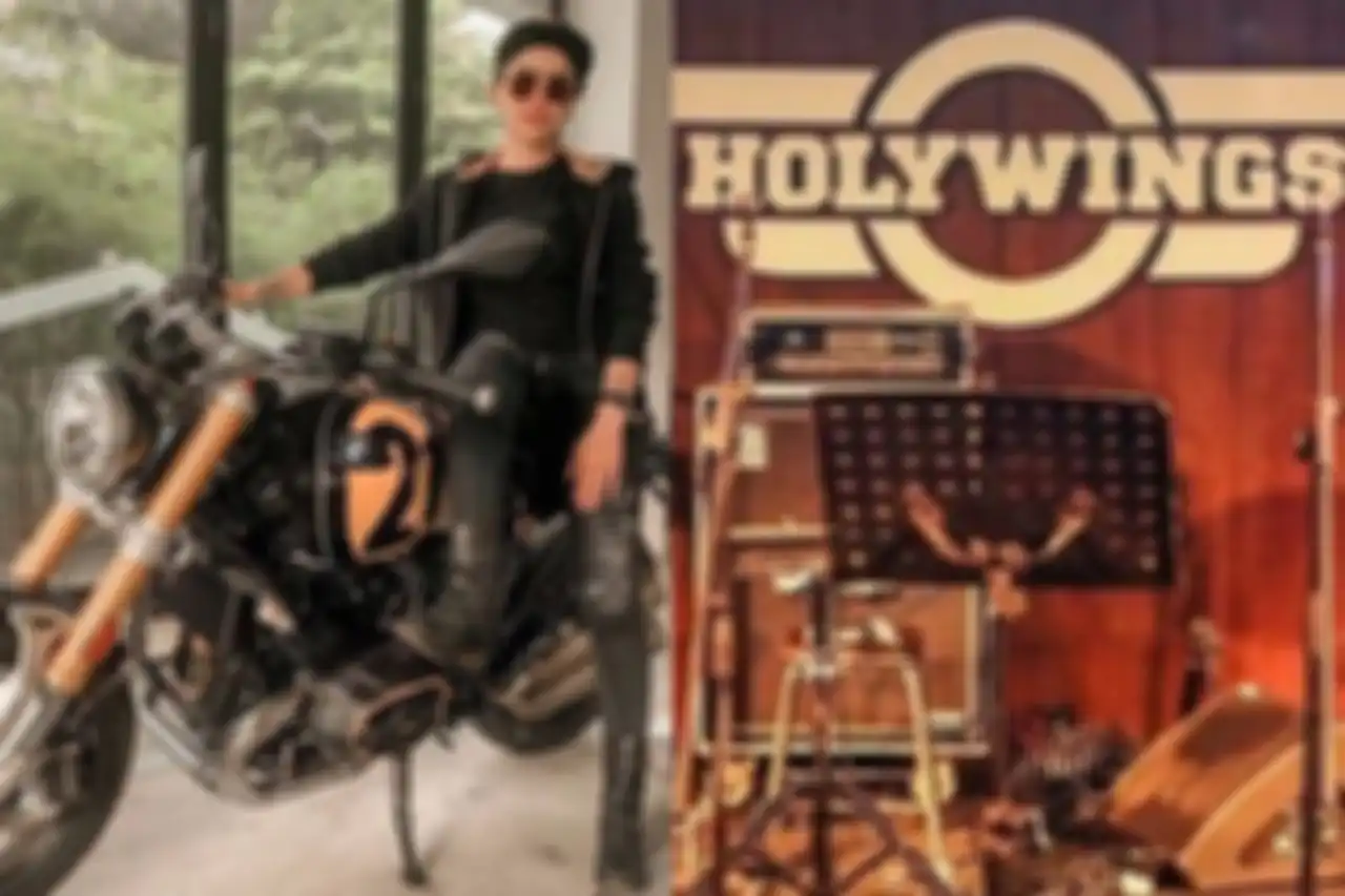 Hobi Nikita Mirzani sang pemegang saham Holywings, ternyata doyan naik motor gede!