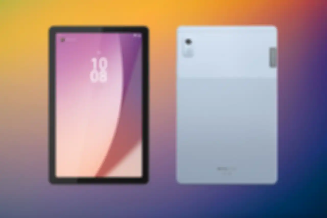 Tampilan depan dan belakang Lenovo Tab M9