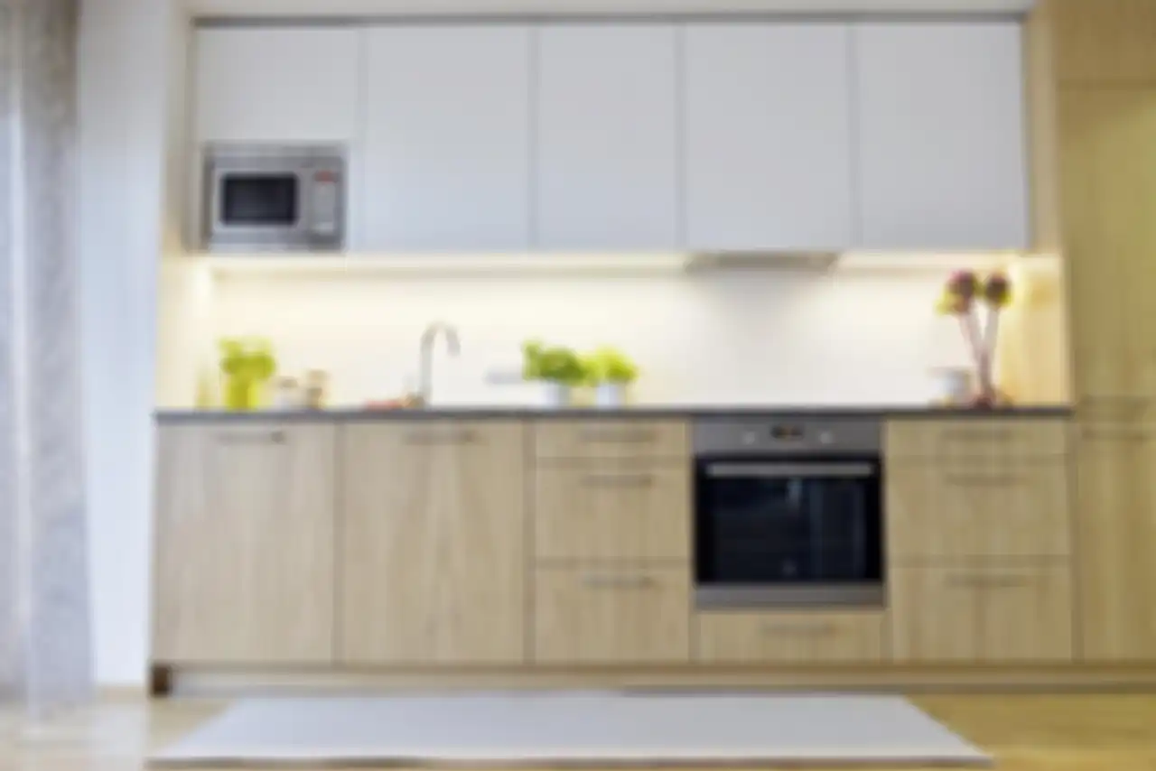 Ilustrasi kitchen set.