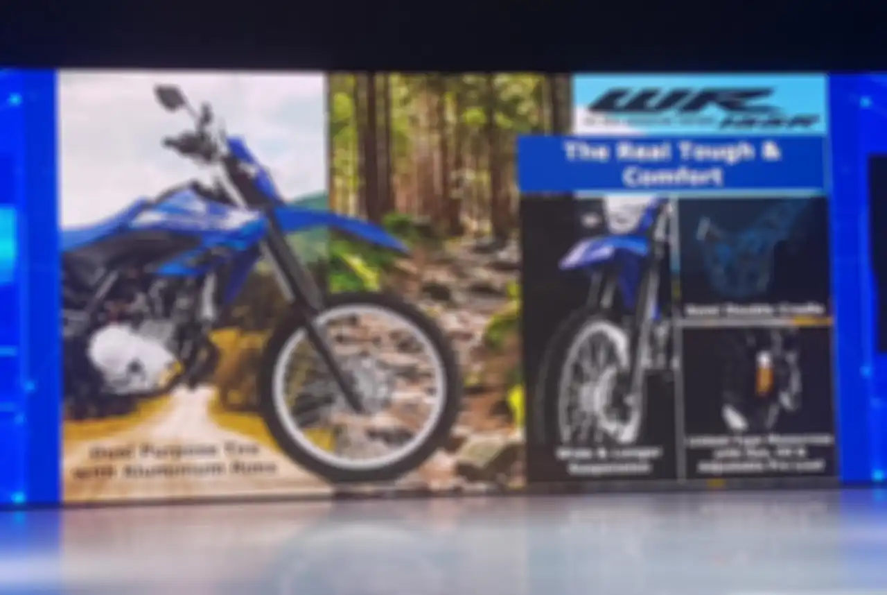 Spesifikasi kaki-kaki dan rangka Yamaha WR155 R