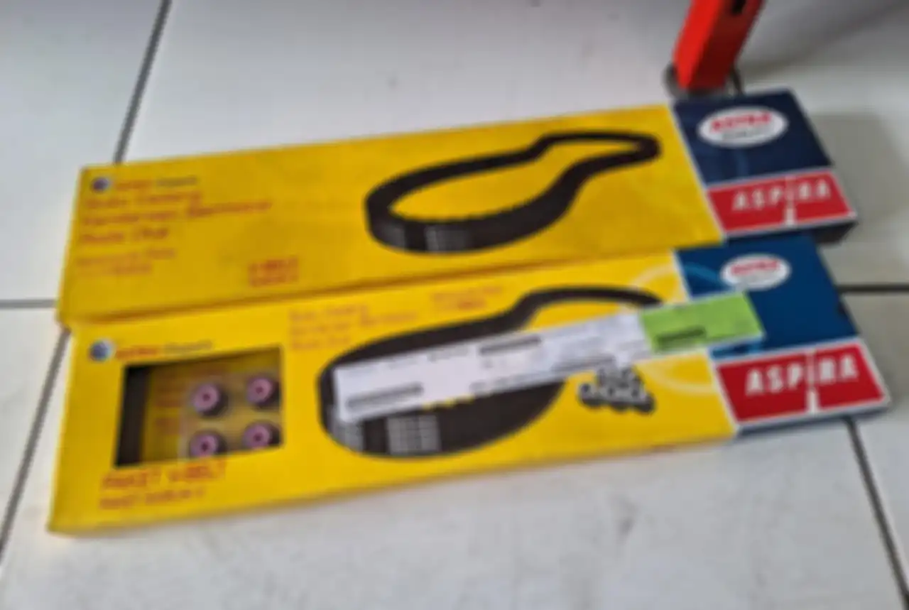 Berikut harga v-belt CVT motor matic Aspira di gerai Shop&Bike