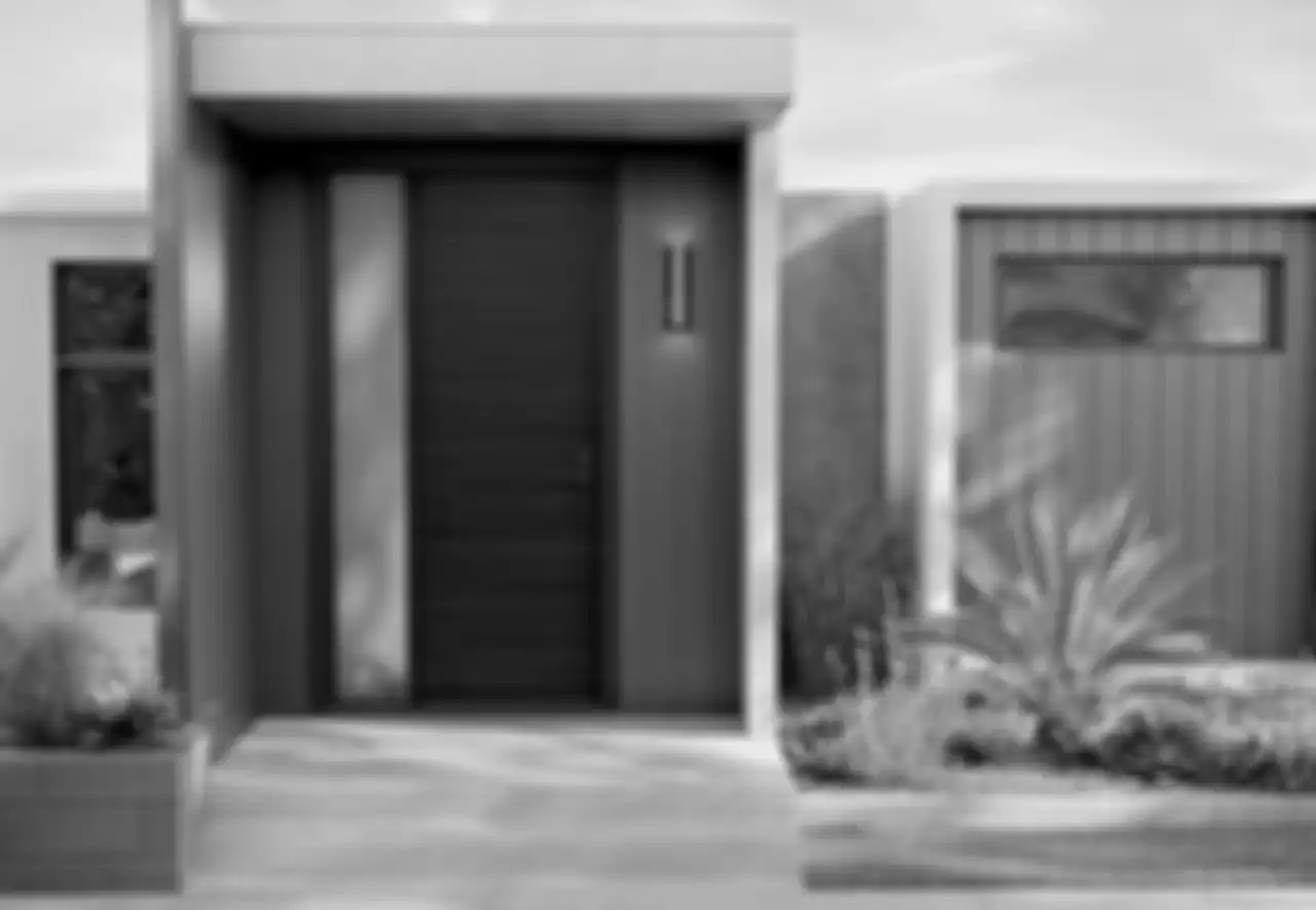 Ilustrasi pintu rumah