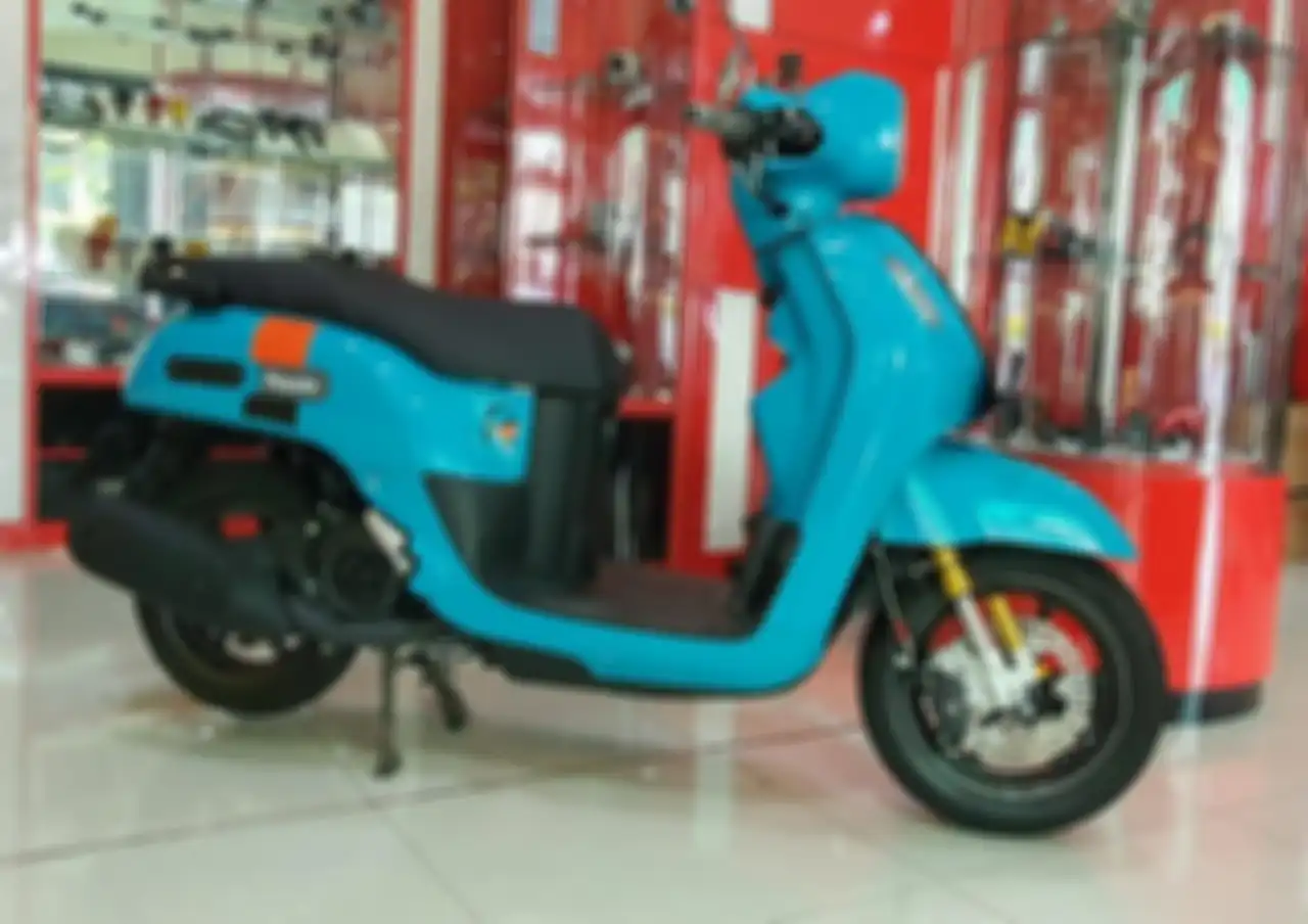 Yamaha Fazzio pasang sokbreker upside down (USD) KTC Kytaco