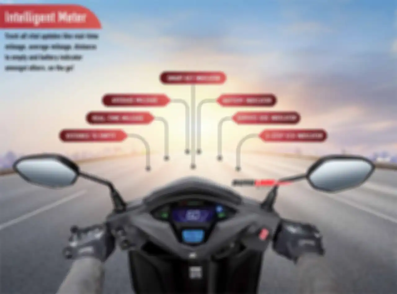 Panel instrumen Honda Dio 125 full digital