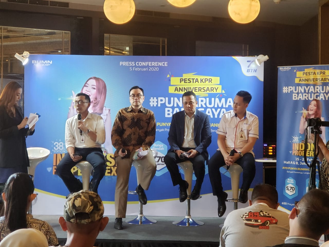 Penyelenggara dan pendukung pameran Indonesia Properti Expo 2020 saat siaran pers 5/2/2020.