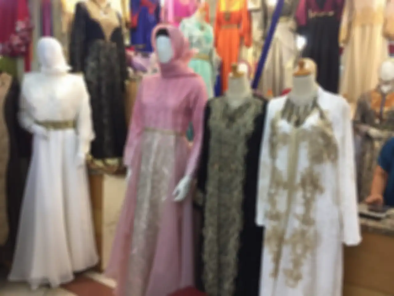 Rekomendasi gamis hijab di Pusat Grosir Tanah Abang blok A