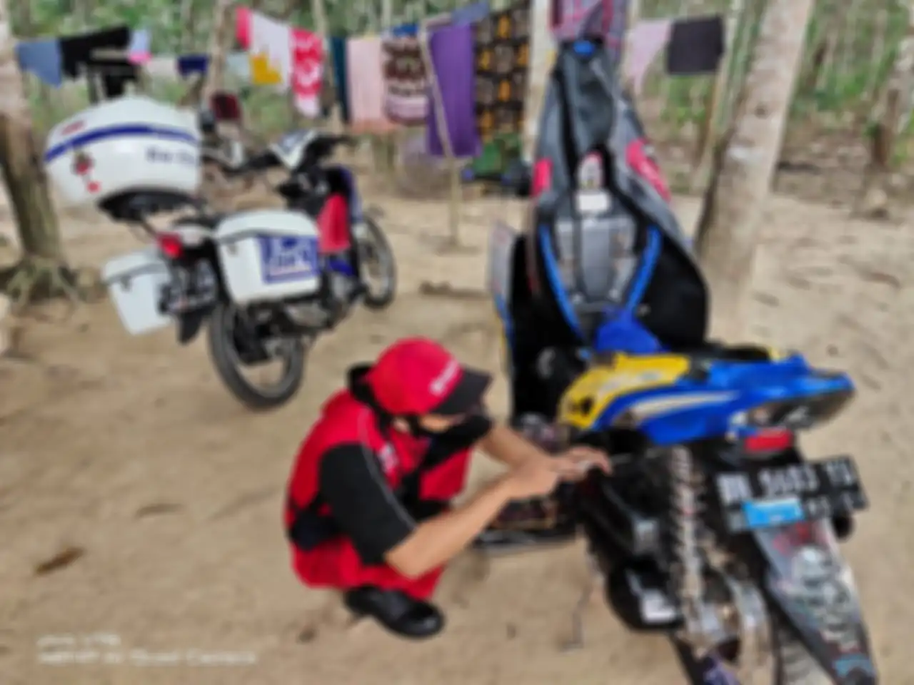 Layanan SKY yang disediakan Yamaha membantu warga Jambi untuk servis motor dari rumah saja