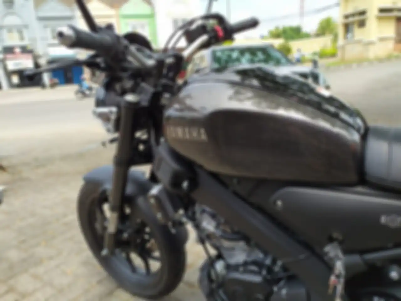 Tangki Yamaha XSR 155 berlapis carbon kevlar