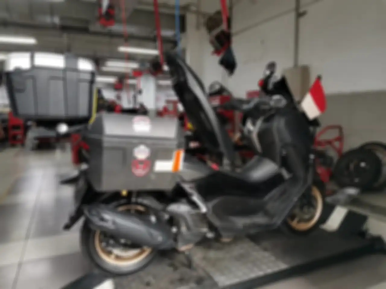 Yamaha All New NMAX yang ditunggangi Lilik Gunawan