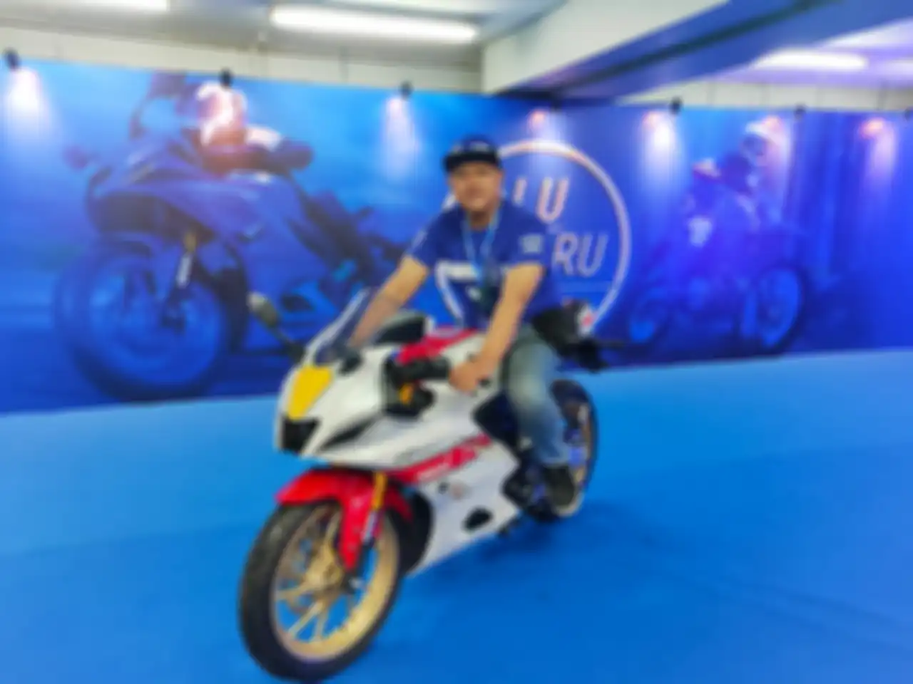 Zidriwan WS dengan All New R15M Connected - ABS Yamaha World Grand Prix 60th Anniversary livery.