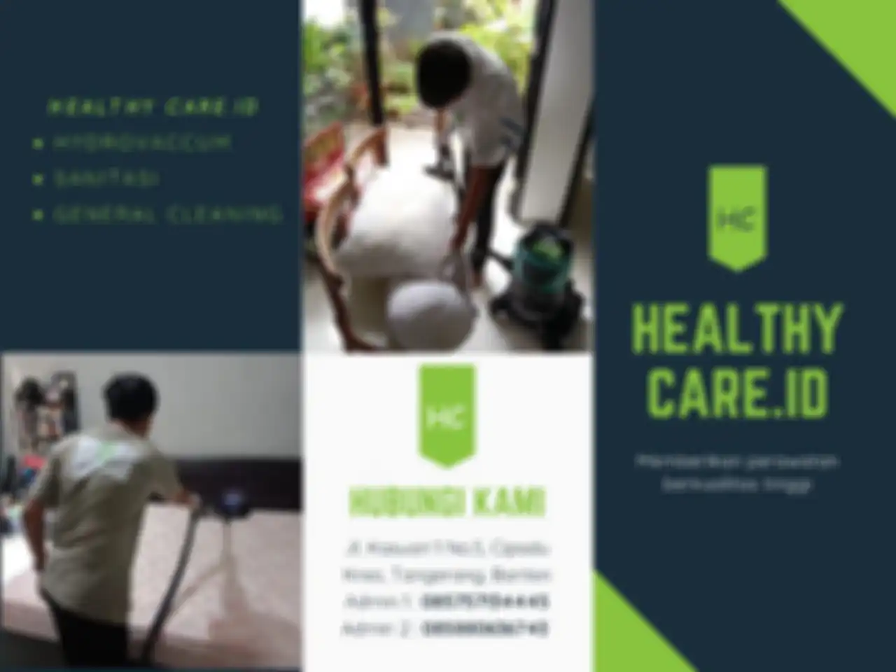 Healthycareid hadir sebagai solusi hyrovacum, sanitasi dan general cleaning rumah anda.