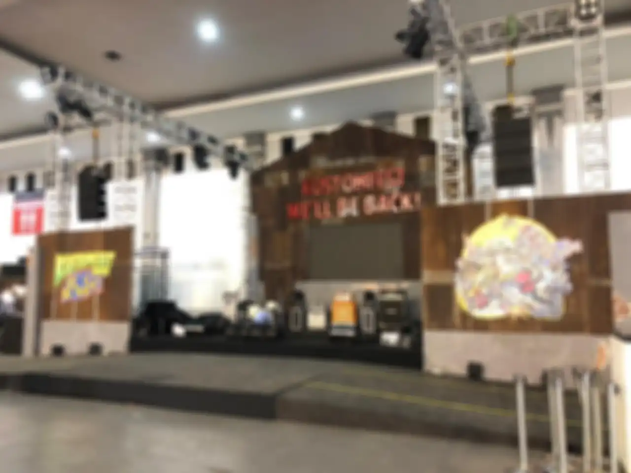 Persiapan Kustomfest 2022 di H-1 acara.