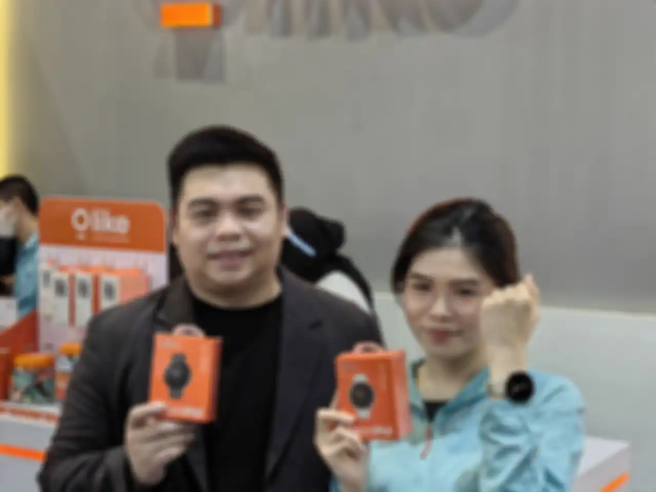 Indra Daniel Mawu, PR Olike Indonesia pada saat peluncuran Olike Interstellar Smartwatch FW1 di PRJ.