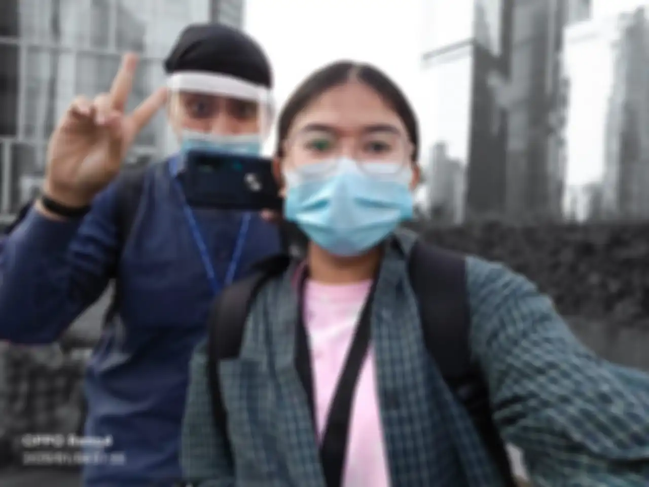 AI Color Potrait Mode di kamera selfie Oppo Reno4.