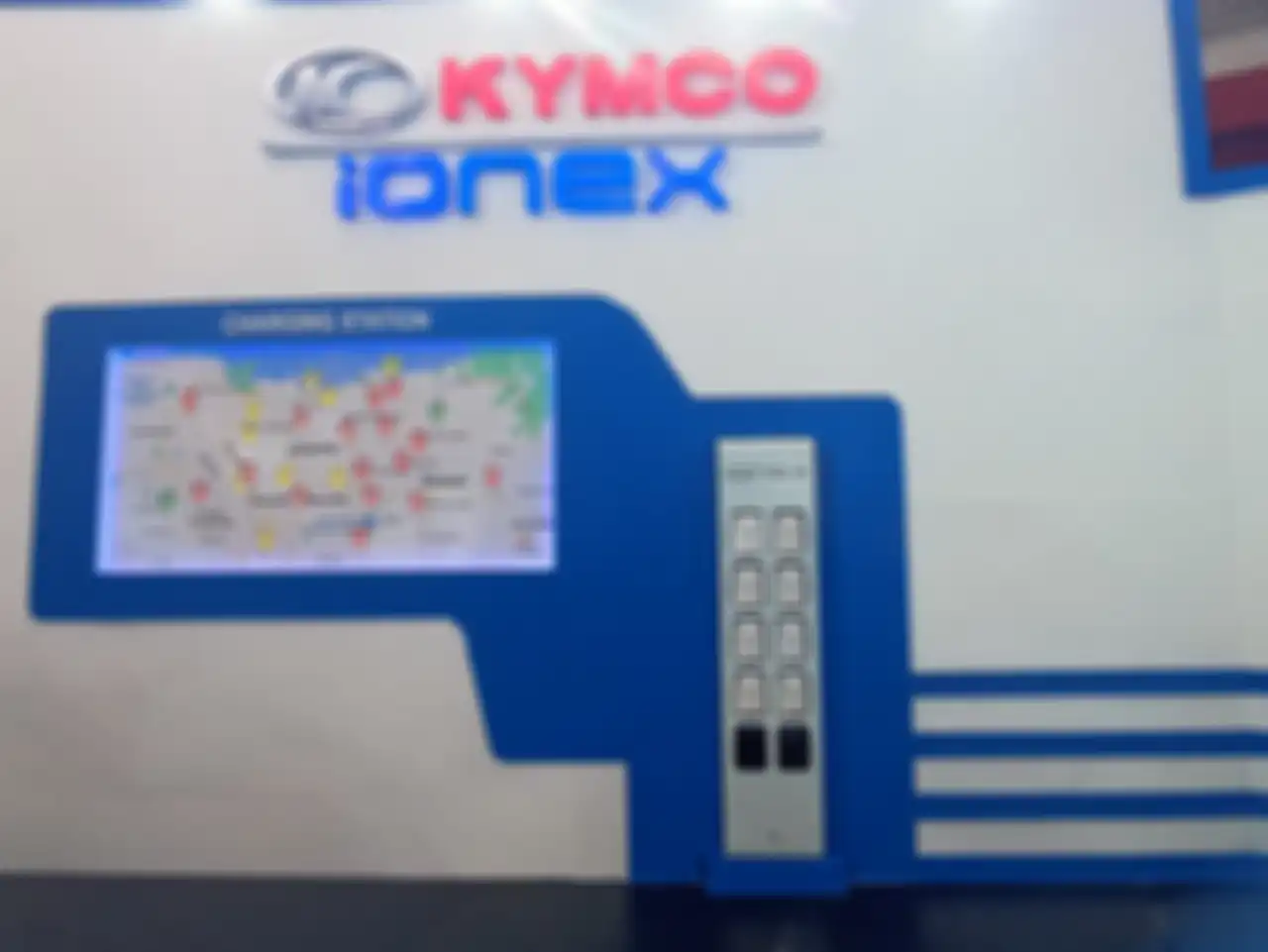 Sistem stasiun tukar baterai milik KYMCO.