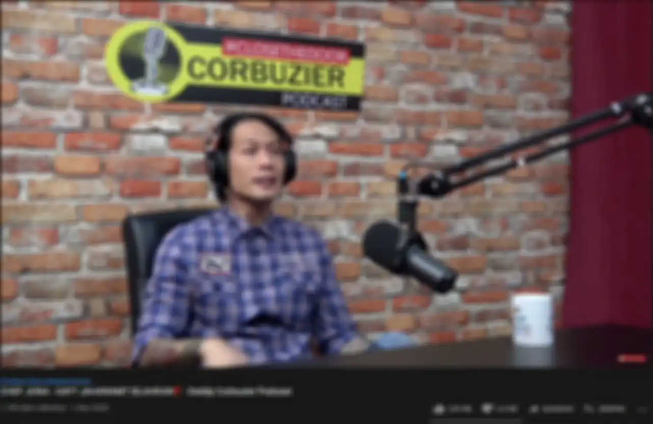 Chef Juna saat jadi bintang tamu podcast Deddy Corbuzier