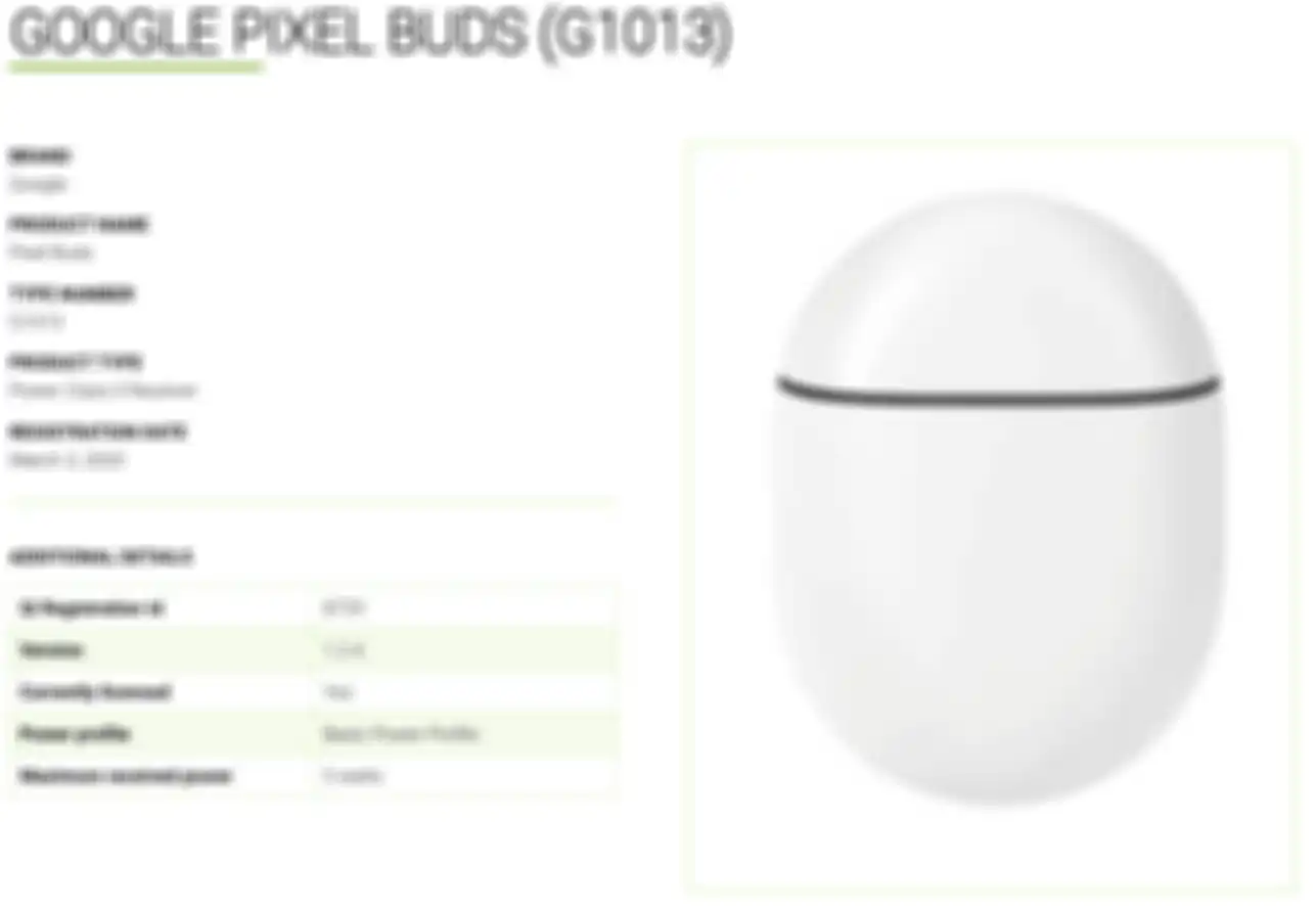 Sertifikasi wireless charging Google Pixel Buds.