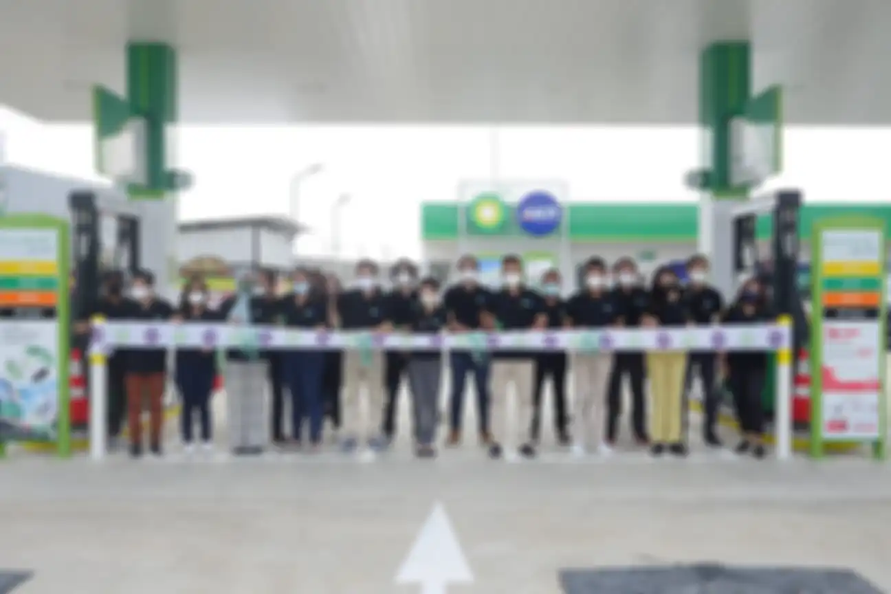 Peresmian SPBU bp Lingkar Luar Barat di Jl Lingkar Luar Barat Outer Ring Road