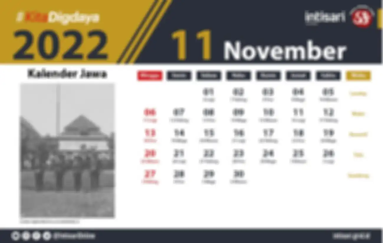 Kalender Jawa November 2022