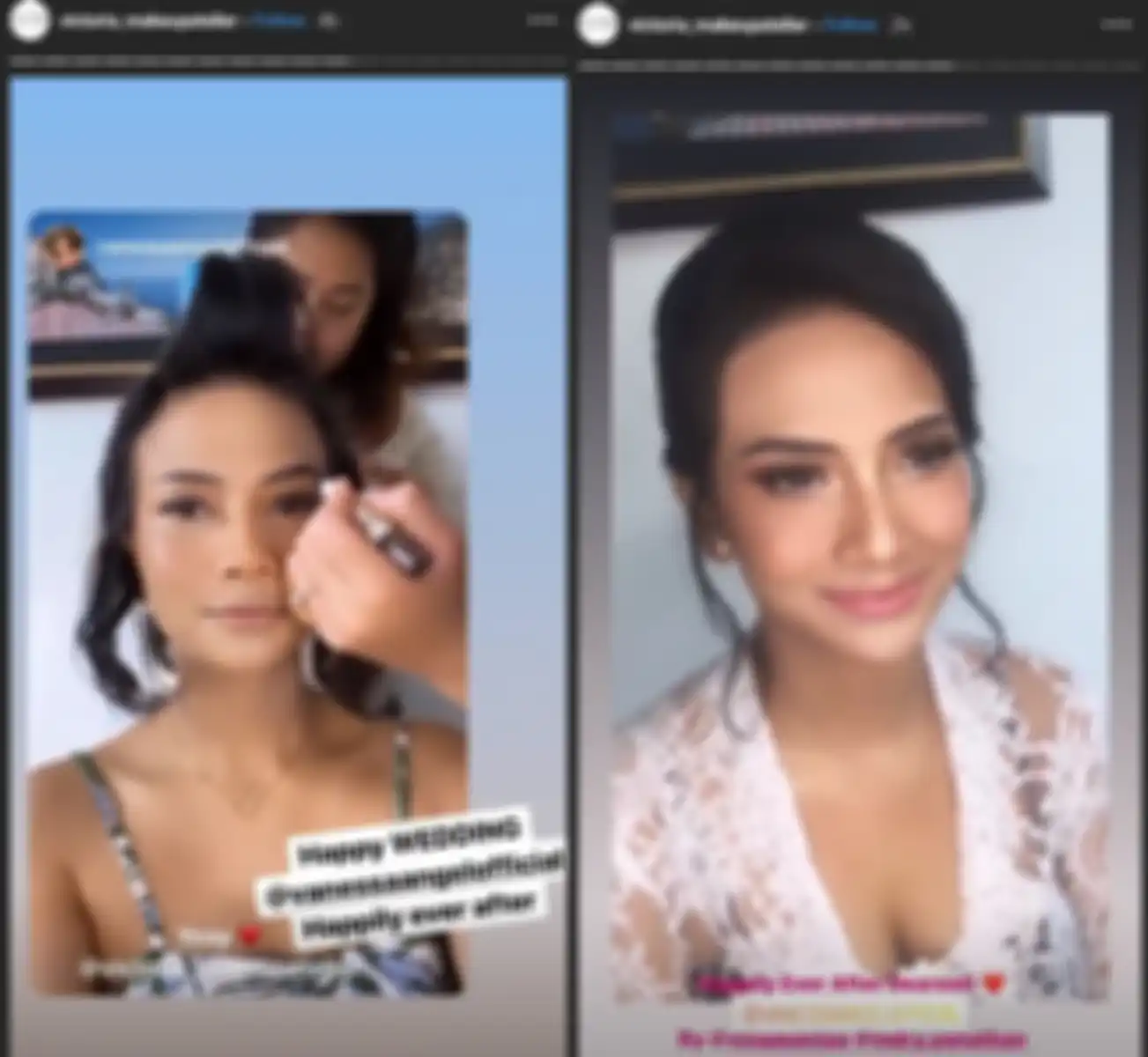 Penampilan Vanessa Angel di resepsi pernikahannya
