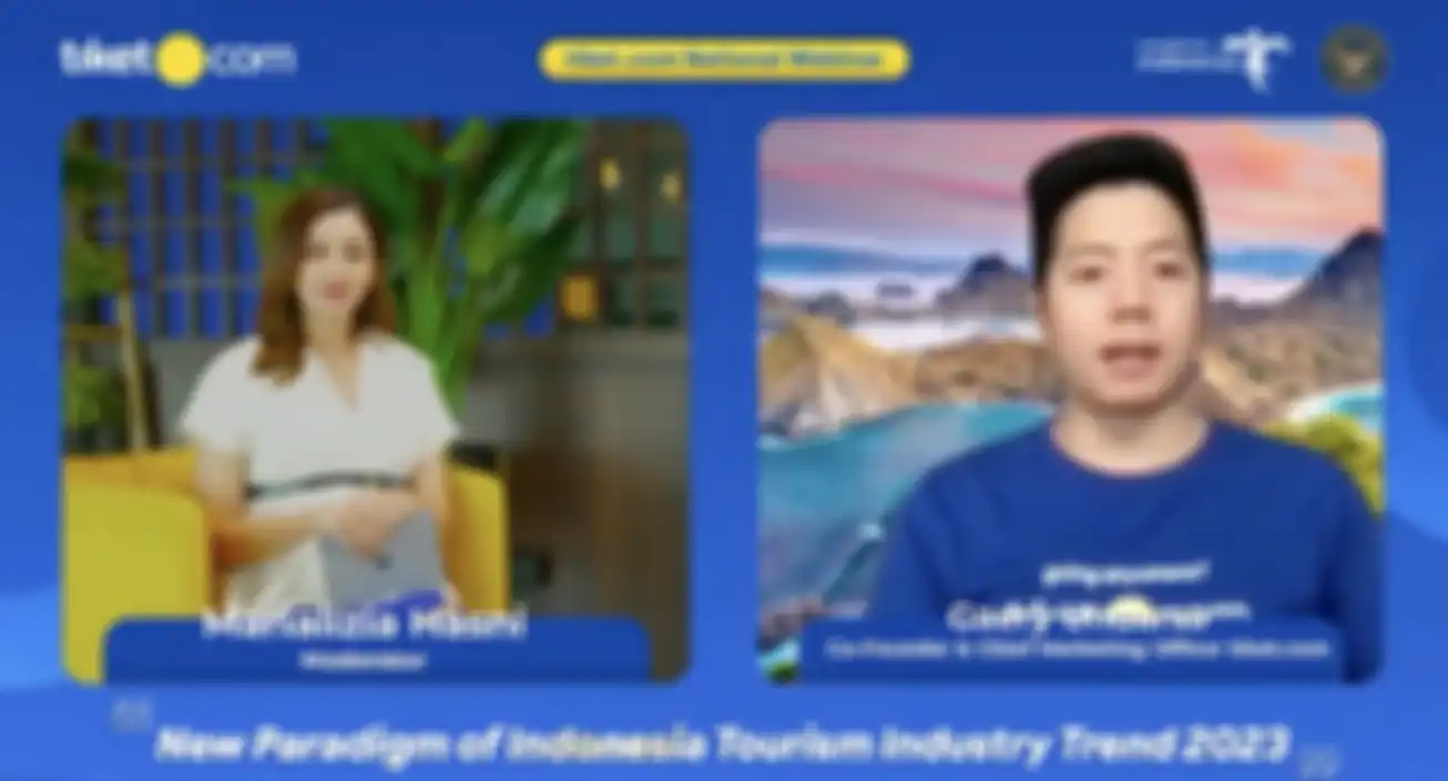 Acara virtual Tiket.com 