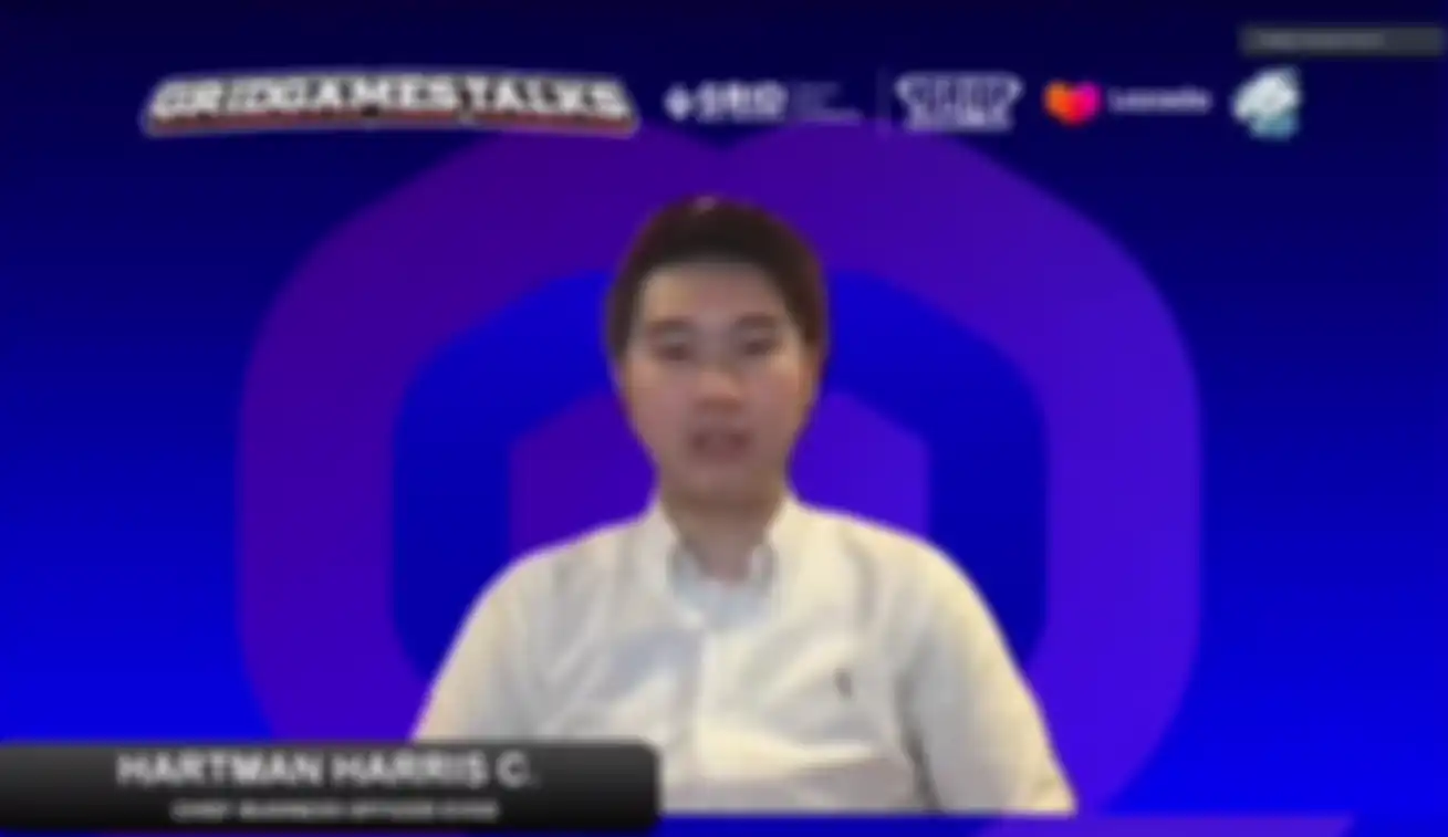 Hartman Harris, Co-Founder dan Chief of Business Evos eSports di acara GridGamesTalks, Sabtu (20/6)