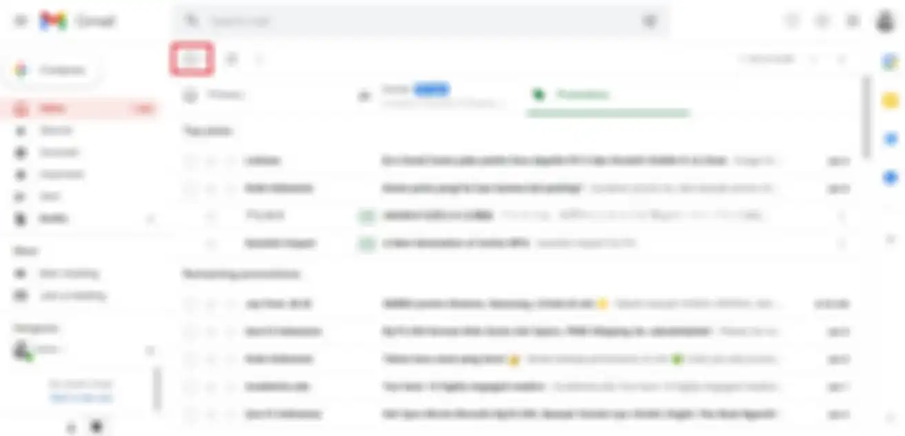Cara menghapus banyak email dengan cepat