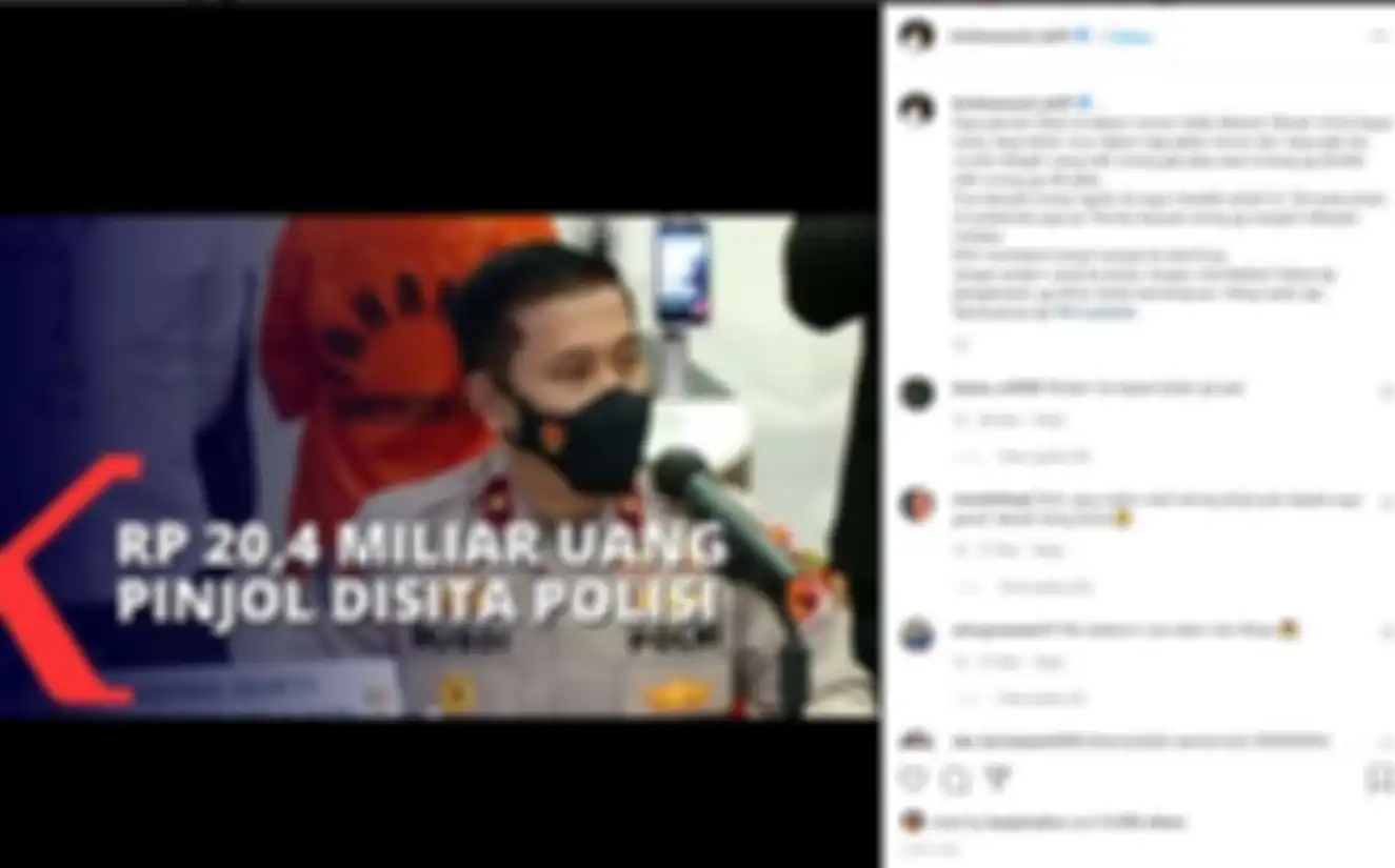 Unggahan Instagram Khrisna Murti 