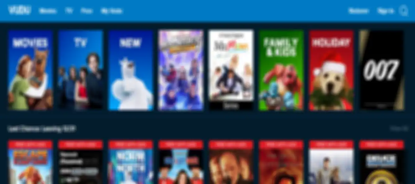 Tampilan website Vudu
