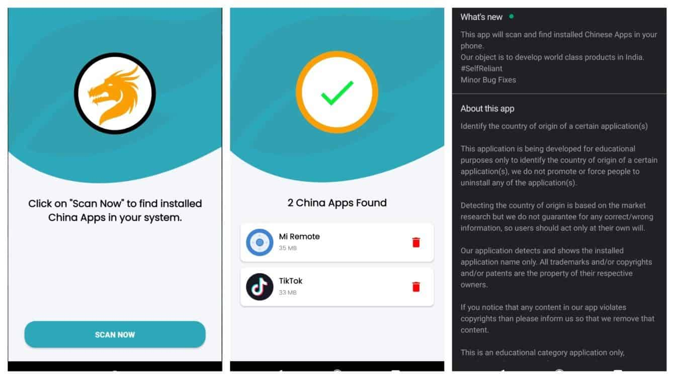 Remove China Apps